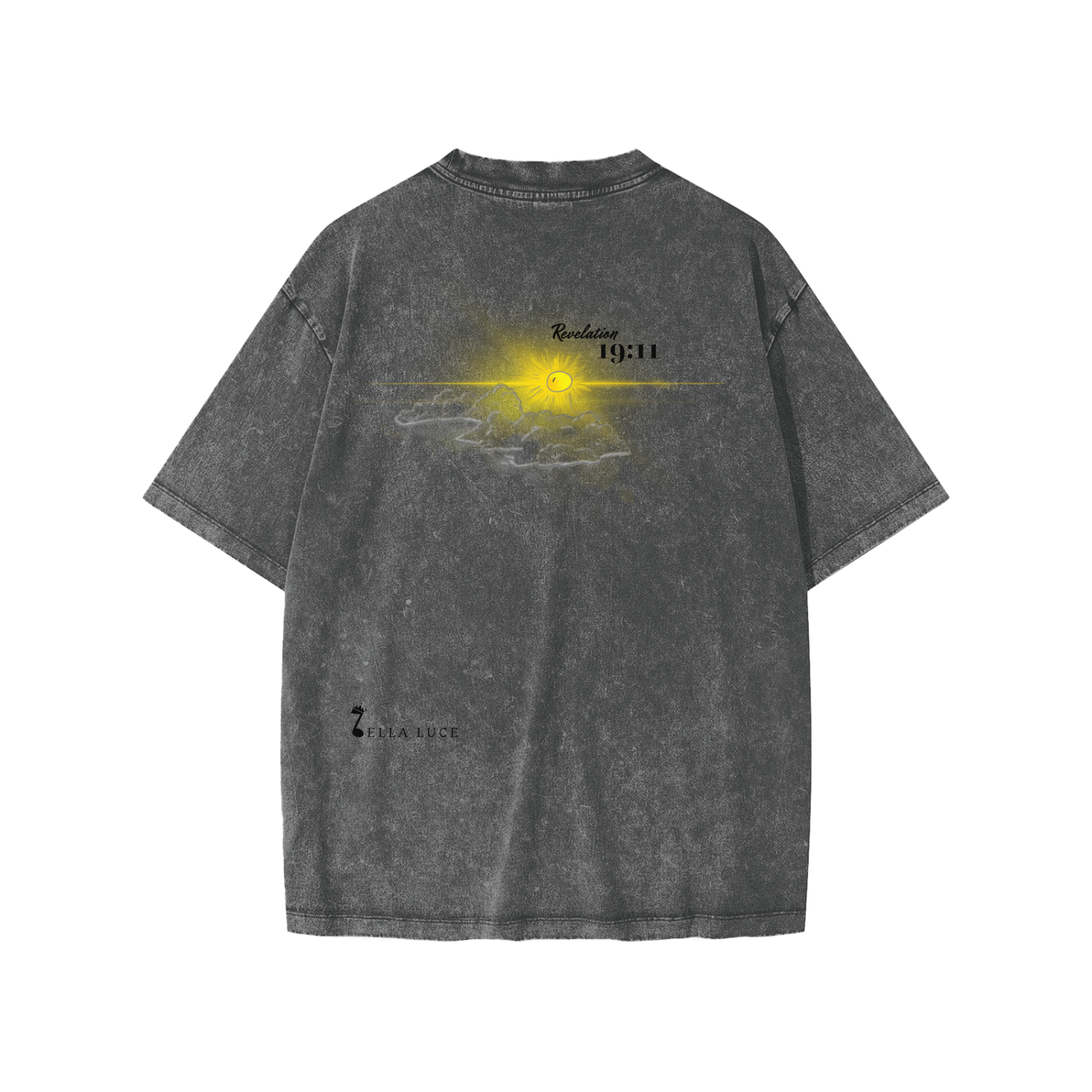 White Horse Collection: Kid's Snow Washed Cotton Tee, Storm Gray