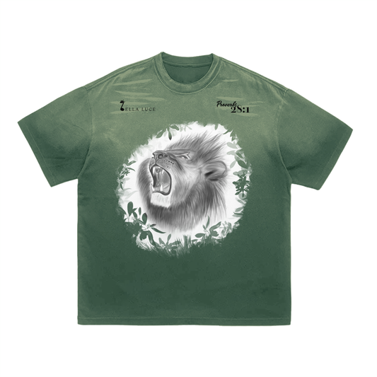 Bold as a Lion Collection: Heavyweight Tee, Jungle Green