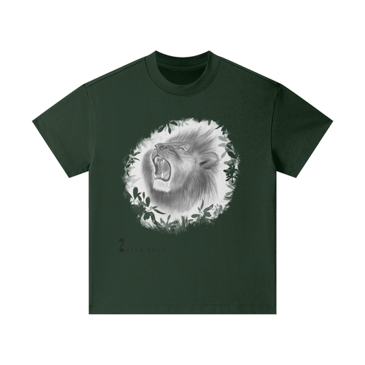 Bold as a Lion Collection: Kid's Cotton Tee, Jungle Green